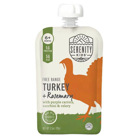 Turkey & Rosemary Baby Pouch 3.5OZ Serenity Kids