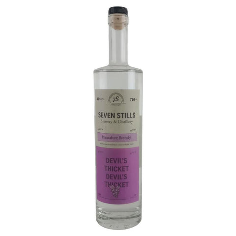 Devil's Thicket Immature Brandy 750ML Seven Stills Brewery & Distillery