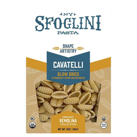 Cavatelli Bronze-Die Extruded Artisan Pasta Sfoglini 16OZ