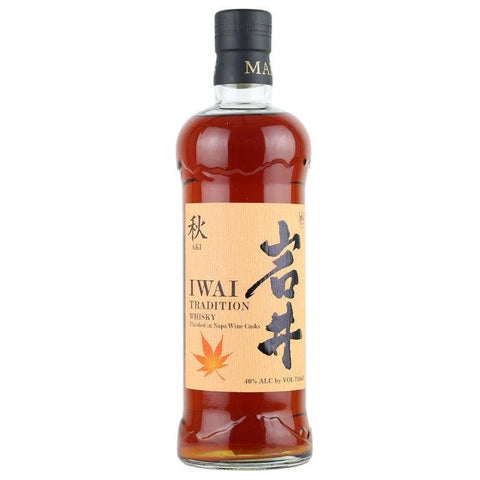 Japanese Whisky IWAI Tradition Aki Napa Wine Cask 750ML Shinshu Mars Distillery