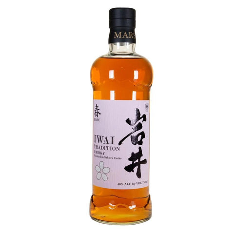 Sakura Cask Japanese Whisky Limited Edition 750ML Shinshu Mars Distillery IWAI Tradition Haru