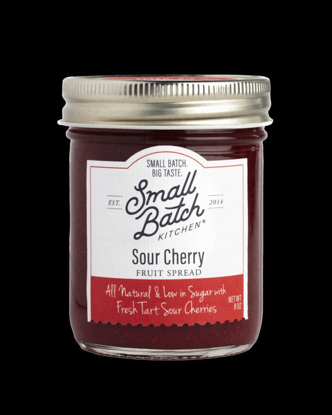 Sour Cherry Small Batch Kitchen Fruit Spread Jars 12 x 8 oz