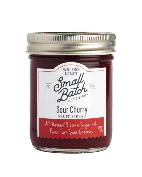 Small Batch Kitchen Sour Cherry Fruit Spread 8 oz Jars - 6 Pack