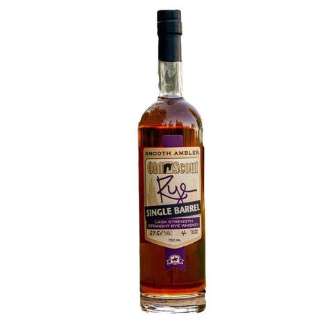 Old Scout 4yr Single-Barrel Cask Strength Straight Rye Whiskey Smooth Ambler Spirits