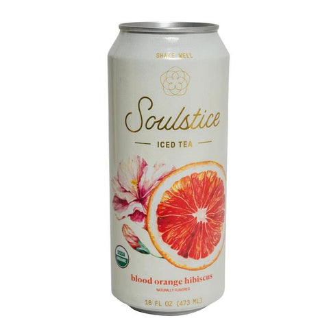 Blood Orange Hibiscus Organic Iced Tea 16OZ Soulstice