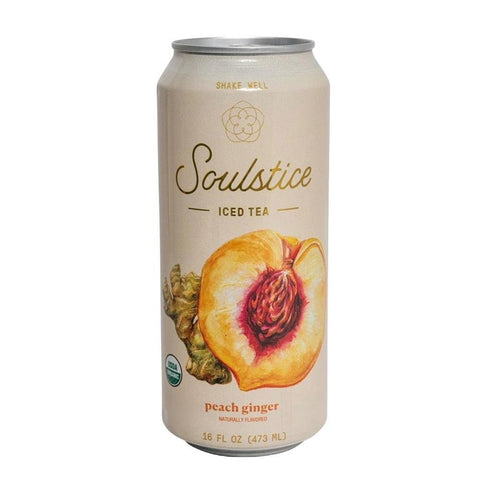 Peach Ginger Organic Iced Tea 16OZ Soulstice