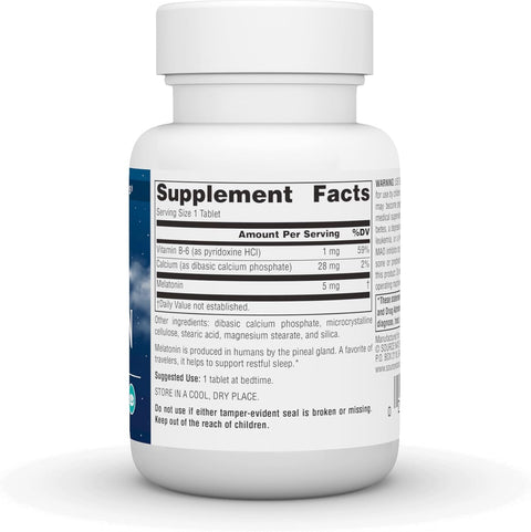Source Naturals Melatonin 5mg 60 Capsules