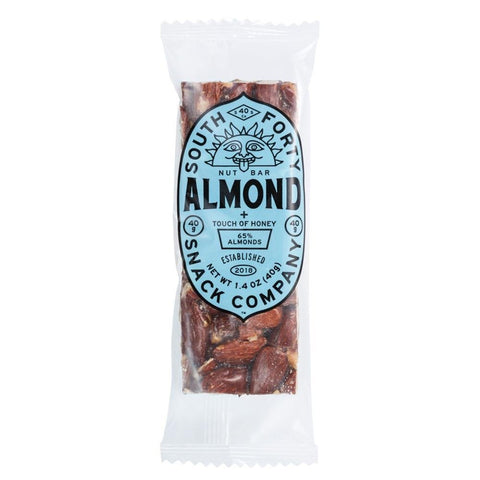 Almond Crunchy Nut Bar Snack South Forty Snacks Company