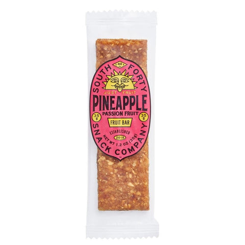 Pineapple Passionfruit Tropical Fruit Bar 1.2OZ South Forty Snacks Company