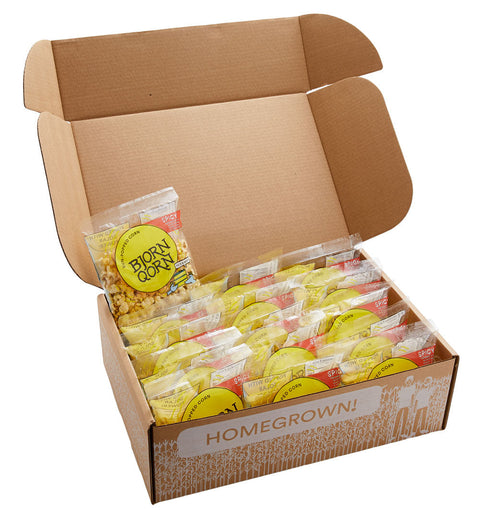 Bjorn Qorn Spicy Seasoned Popcorn Bags 15-Pack