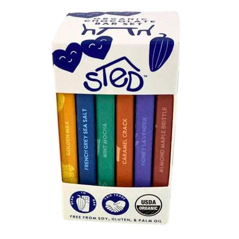 Artisan Chocolate Bar Set 6CT Sted Chocolate