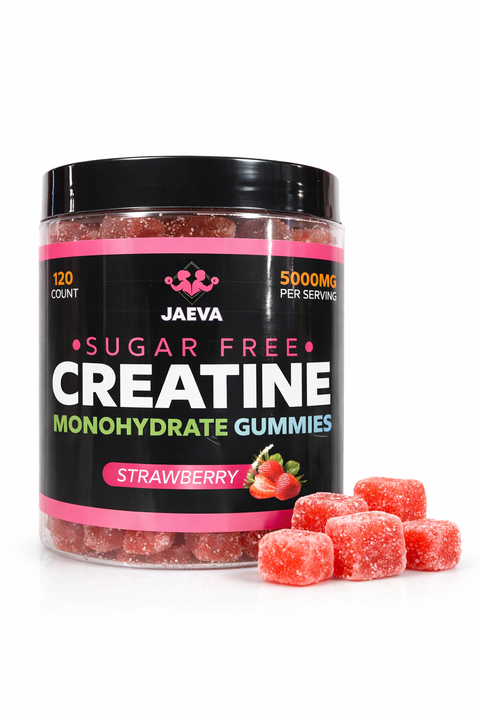 Sugar Free Creatine Monohydrate Gummies 120 count Jaeva