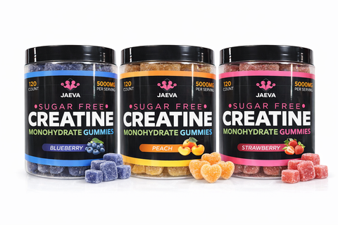 Creatine 3-Pack Bundle 5g Creatine Monohydrate Gummies JAEVA