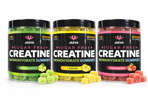 Creatine 3-Pack Bundle 5g Creatine Monohydrate Gummies JAEVA