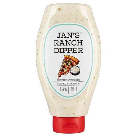 Jan's Ranch Dipper Creamy Bold Ranch Dip 20OZ Suzies Organics