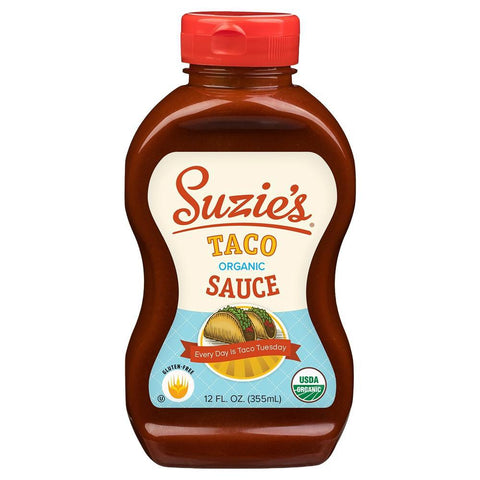 Organic Taco Sauce Classic 12OZ Suzie's Organics