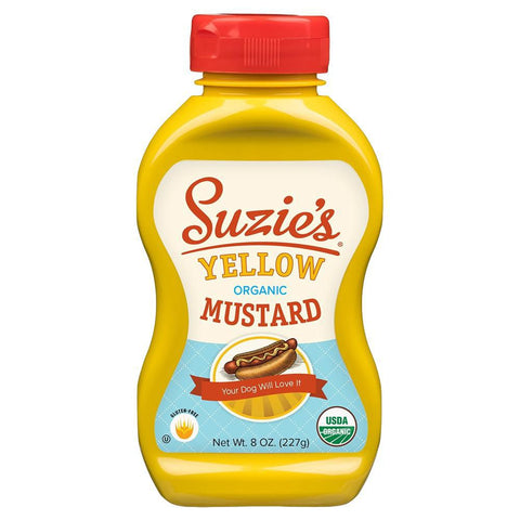 Organic Yellow Mustard Condiment 8OZ Suzie's Organics