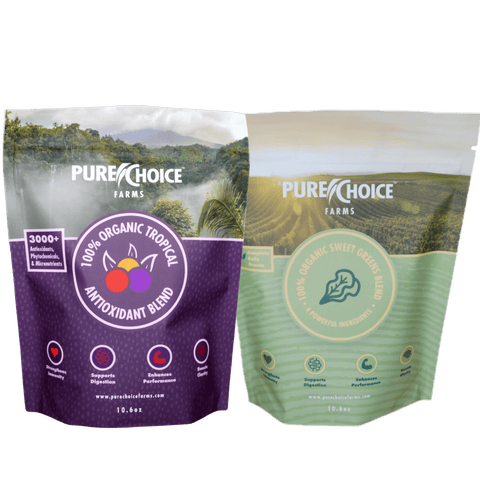 Sweet Greens & Organic Tropics Immune System & Digestion Powder Pure Choice Farms