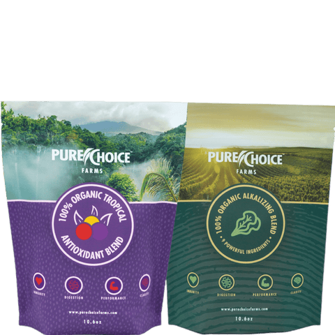 Sweet Greens & Organic Tropics Immune System & Digestion Powder Pure Choice Farms