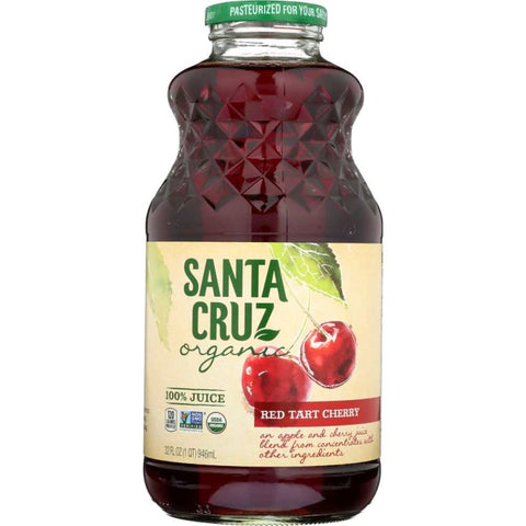 Red Tart Cherry Juice 32fl oz Delicious Cherry Apple Santa Cruz