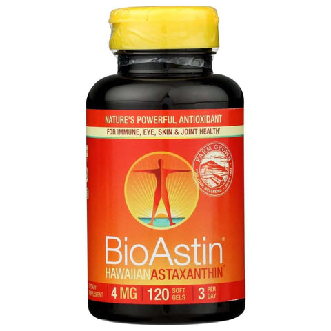 BioAstin Hawaiian Astaxanthin 4mg Softgel Supplement by Nutrex