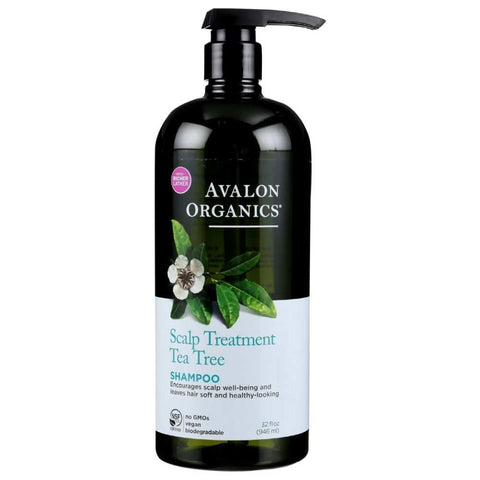 Scalp Treatment Tea Tree Shampoo 32 oz AVALON ORGANICS