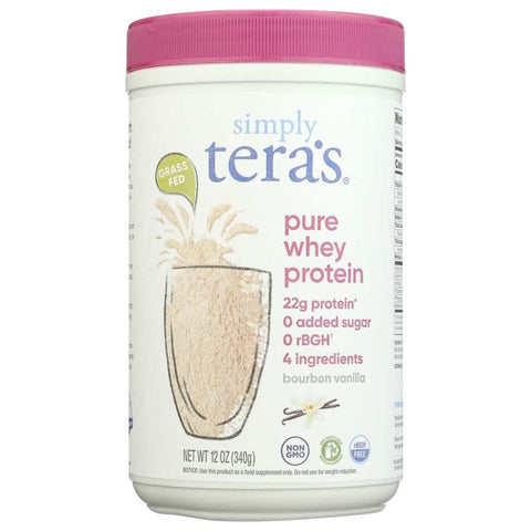 Pure Whey Protein Bourbon Vanilla Clean Protein Supplement SIMPLY TERAS