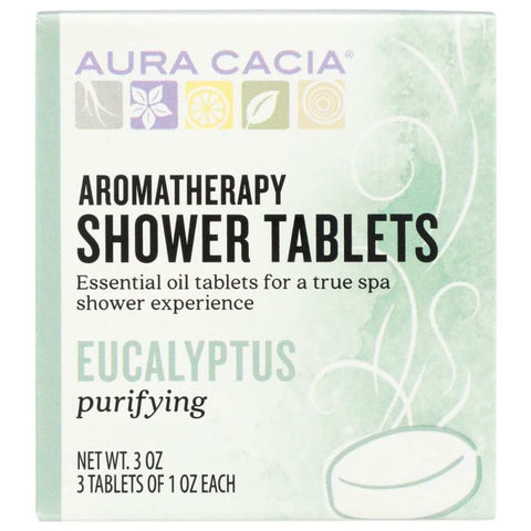Eucalyptus Purifying Shower Tablets 3 oz Aura Cacia