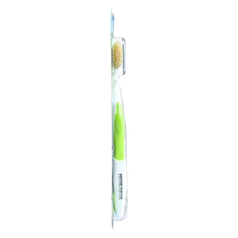Manual Toothbrush Green Dual-layered Flossing Bristles Adult MOUTH WATCHERS