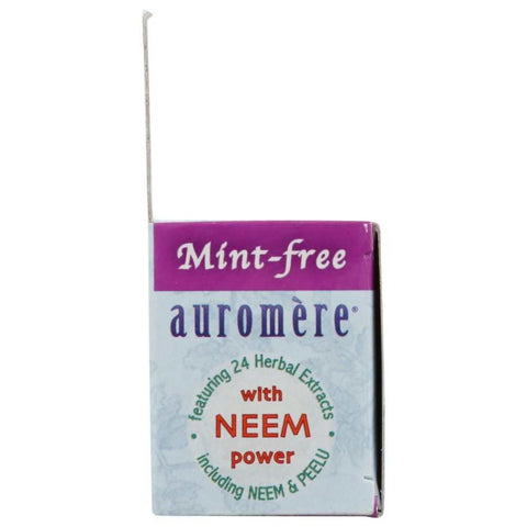 AUROMERE Mint Free Ayurvedic Toothpaste Herbal Oral Care 4.16 oz