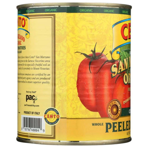 Organic Certified San Marzano Tomatoes 28 oz Canned Tomatoes CENTO