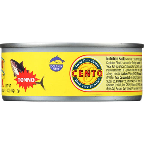 Tuna Fish In Olive Oil 5 oz CENTO