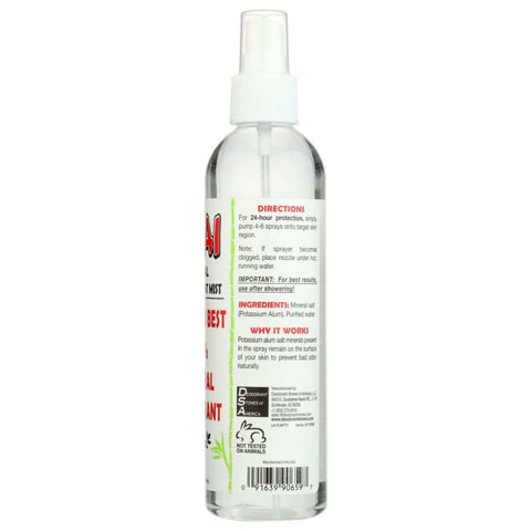 Crystal Mist Body Spray Liquid Deodorant 8 oz THAI DEODORANT