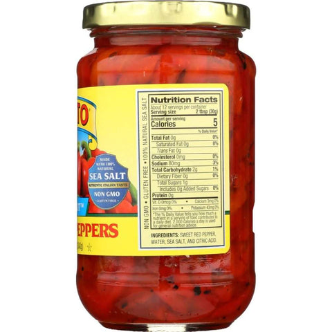 Cento Chefs Cut Roasted Peppers All Natural 12oz Pantry Staple