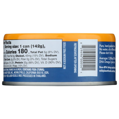 Albacore Wild Tuna No Salt Added 5 oz Wild Planet