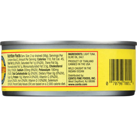 Tuna Fish In Olive Oil 5 oz CENTO