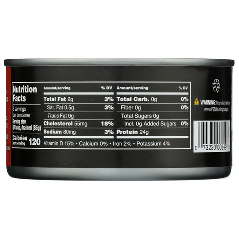 Solid White Albacore Tuna No Salt Added Canned Tuna CROWN PRINCE
