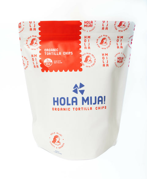 Organic Tortilla Chips 7oz Bag Hola Mija
