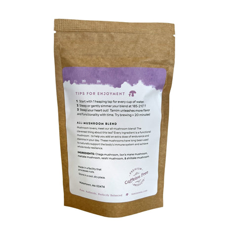 All Mushroom Blend Functional Wellness Mushroom Tea Tamim Teas