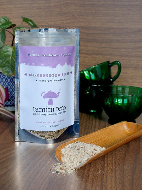 All Mushroom Blend Functional Wellness Mushroom Tea Tamim Teas