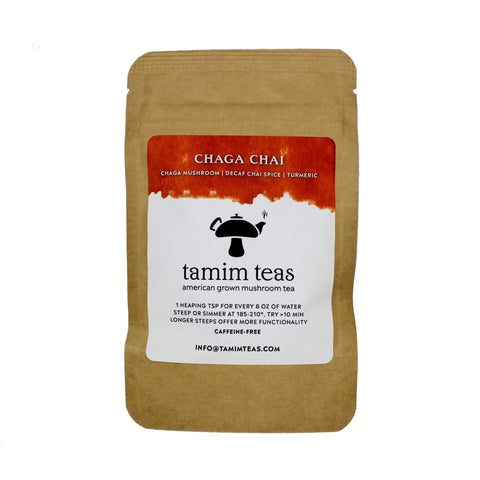Chaga Mushroom Tea Chaga Chai Organic Herbal Tea Tamim Teas