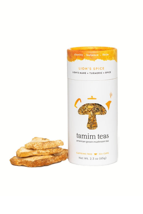 Lion's Mane Tea Organic Lion's Spice Tea Tamim Teas