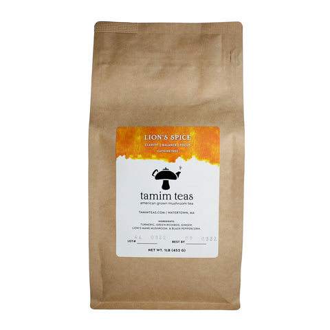 Lion's Mane Tea Organic Lion's Spice Tea Tamim Teas