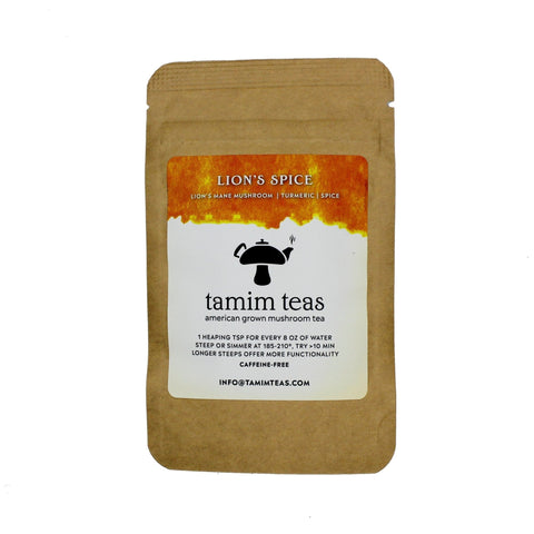Lion's Mane Tea Organic Lion's Spice Tea Tamim Teas