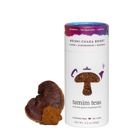 Reishi Chaga Boost Organic Chaga Reishi Tea Tamim Teas