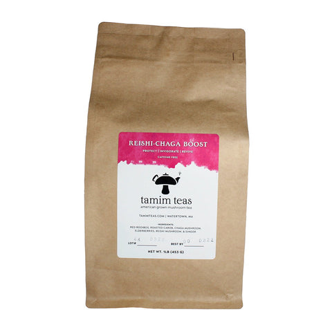 Reishi Chaga Boost Organic Chaga Reishi Tea Tamim Teas