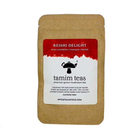 Reishi Mushroom Tea Organic Blend Tamim Teas