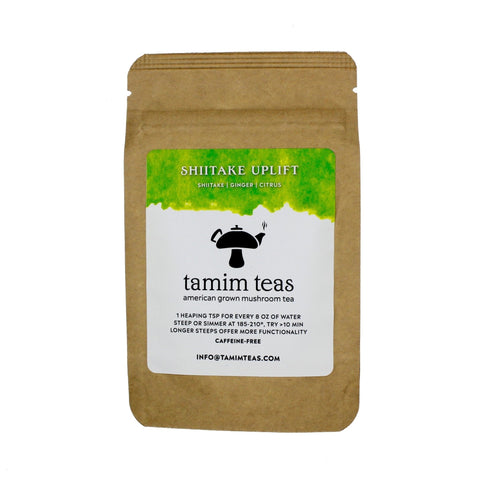 Shiitake Uplift Organic Shiitake Mushroom Tea Tamim Teas