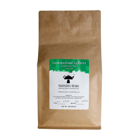 Maitake & Lion's Mane Mushroom Tea Lion-Maitake Clarity by Tamim Teas