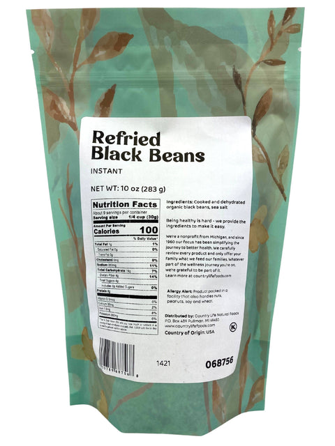 Black Beans, Instant, Organic, Low Salt